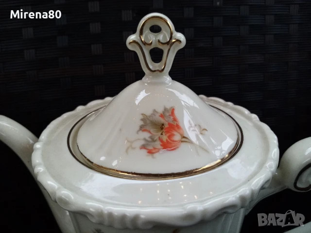 Антикварен сервиз за чай, снимка 6 - Сервизи - 51208780