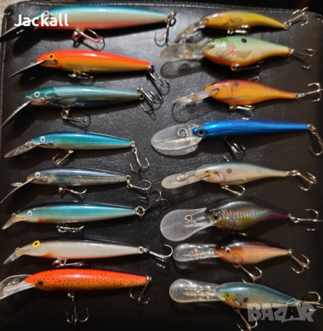 Воблер Rapala Magnum,Barra, Tail Dancer, Risto Rap, Shad Rap, Storm deep, DAM Eff щука,сом, бяла