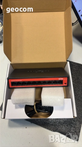 Wi-Tek WI-PS210H V.1 8-Ports 100Mbps PoE+ 2 Port Uplink Ports