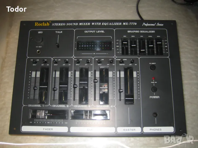 Phonic Mx-7770 Stereo Sound Mixer With Equalizer , снимка 1 - Ресийвъри, усилватели, смесителни пултове - 49379619