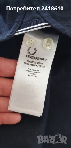 Fred Perry Cotton Slim Fit Mens Size L НОВО! ОРИГИНАЛ! Мъжка Риза!, снимка 11 - Ризи - 46811185