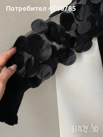 Нова блуза с тюлен ръкав, снимка 5 - Блузи с дълъг ръкав и пуловери - 53014461