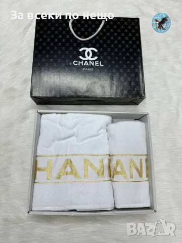 Chanel🔝Tommy Hilfiger🔝Calvin Klein Луксозни Хавлии - 2бр. в кутия - Различни Цветове Код D2154, снимка 6 - Хавлиени кърпи - 49423436