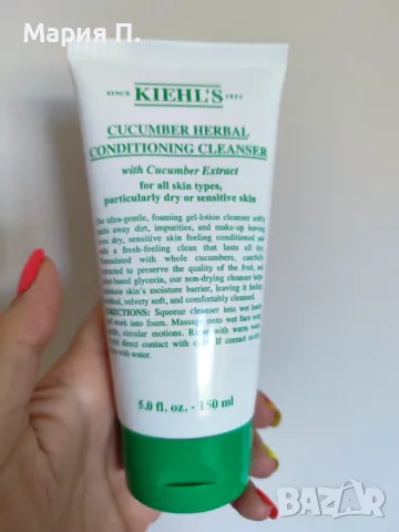 Почистващ гел за лице KIEHL'S с краставица , снимка 1 - Козметика за лице - 46848734