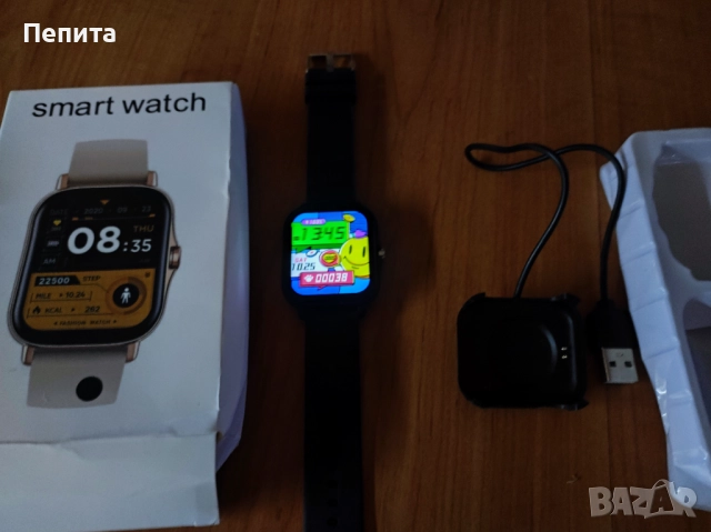 Смарт часовник-AMOLED екран, снимка 7 - Смарт гривни - 52156796