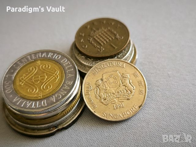 Mонета - Сингапур - 20 цента | 1991г., снимка 2 - Нумизматика и бонистика - 45481140