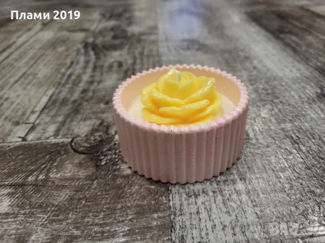 Ръчно изработена керамика с ароматна свещ , снимка 7 - Декорация за дома - 53641335