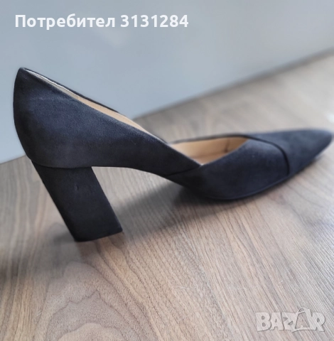 Hogl елегантни женски обувки на ток натурален велур р. 40,5 Австрия , снимка 12 - Дамски обувки на ток - 51498810