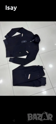 Мъжки анцунг БОСС 2ХЛ последен размер в черен цвят, снимка 2 - Спортни дрехи, екипи - 54055167