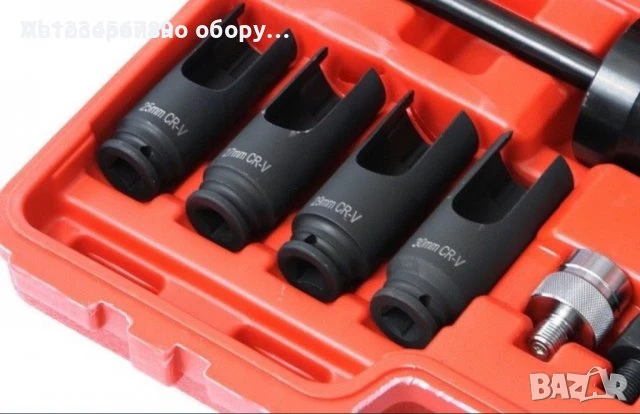 Пневматичен обратен чук за вадене на дюзи 21 части HAWEK, снимка 2 - Други инструменти - 50722626