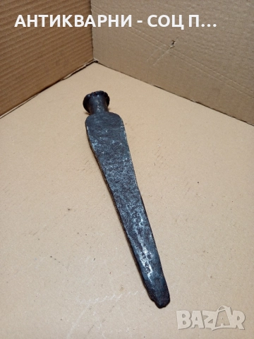 Стара Ръчно Кована Наковалня 2.300кг., снимка 2 - Антикварни и старинни предмети - 51726254