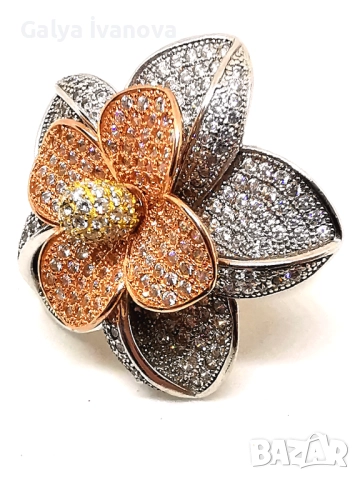 Сребърен пръстен с ултра високо качество, снимка 2 - Пръстени - 51692642