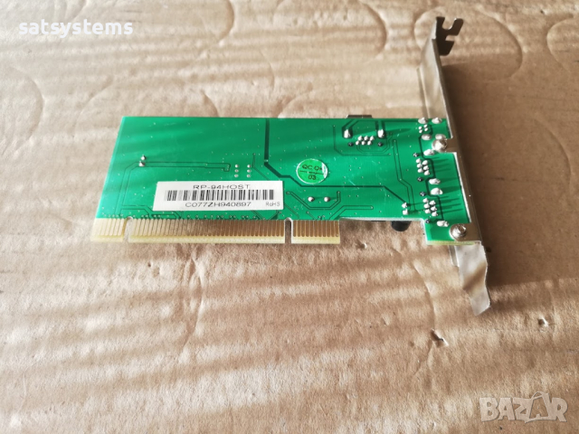 PCI 3+1 Port 1394 FireWire Adapter Card Repotec RP-94HOST, снимка 8 - Други - 45009896