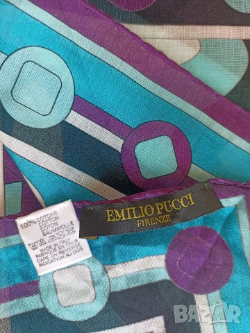 Дамски шал Emilio Pucci, снимка 3 - Шалове - 53825983