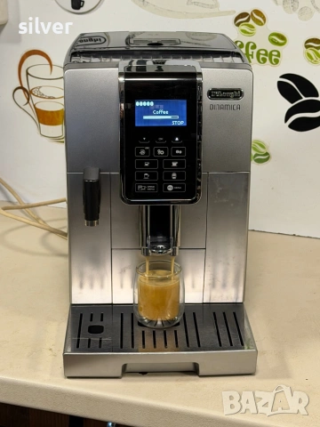 Кафемашина кафе автомат delonghi dinamica с гаранция, снимка 2 - Кафемашини - 53752917
