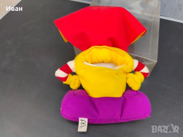 винтидж плюшен настолен часовник с Роналд Макдоналд, снимка 7 - Антикварни и старинни предмети - 53711539