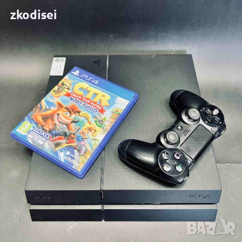 Конзола SONY - PS4 с 1бр. джойстик и 1бр. игра