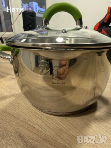 Комплект тенджери Swissgold Alana 3 броя Швейцарско качество, снимка 8 - Съдове за готвене - 53629332
