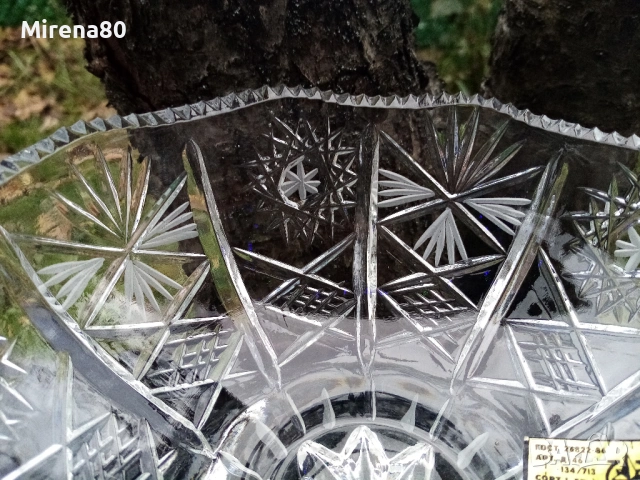 Кристална купа - СССР - нова !, снимка 3 - Антикварни и старинни предмети - 53433262