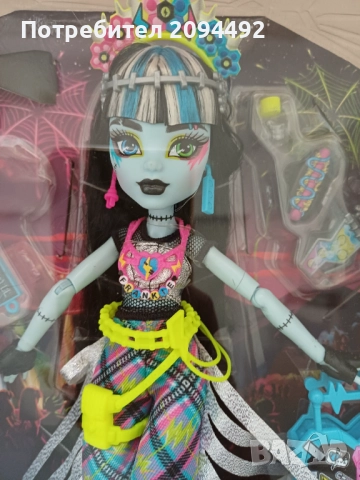 Кукла Monster high Monster Fest Frankie нова в кутия , снимка 2 - Кукли - 52018598
