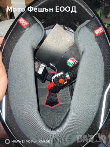 мото каска AGV K6 Marini Sky racing team Размер ML , снимка 6 - Аксесоари и консумативи - 51099627