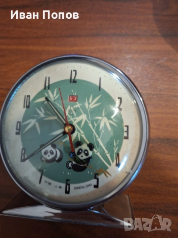 Анимиран, будилник механичен-Китай, работи точно