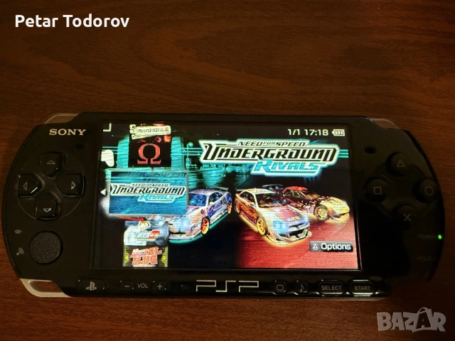 PSP 3004 Хакнато 64GB 40 игри Piano Black + кейс, снимка 4 - PlayStation конзоли - 53355920