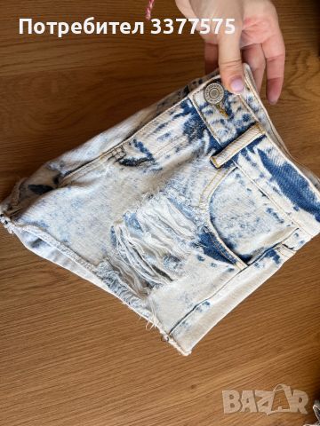 Къси скъсани дънки, снимка 4 - Къси панталони и бермуди - 45197917