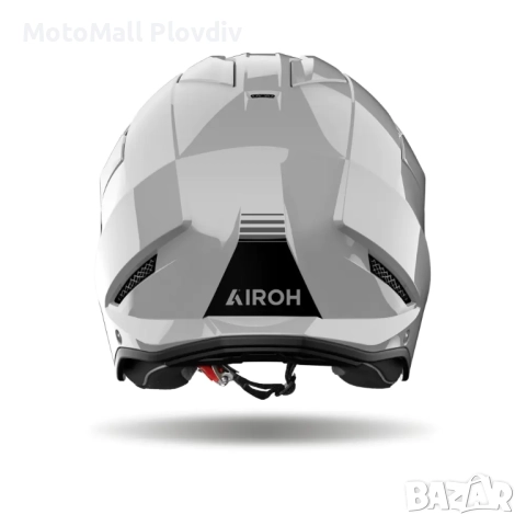 Каска Airoh Kombakt Color Concrete Grey Gloss , снимка 4 - Аксесоари и консумативи - 51784214