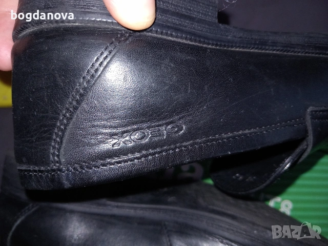 Мокасини Geox от естествена кожа, 34 номер, снимка 5 - Детски обувки - 54003343