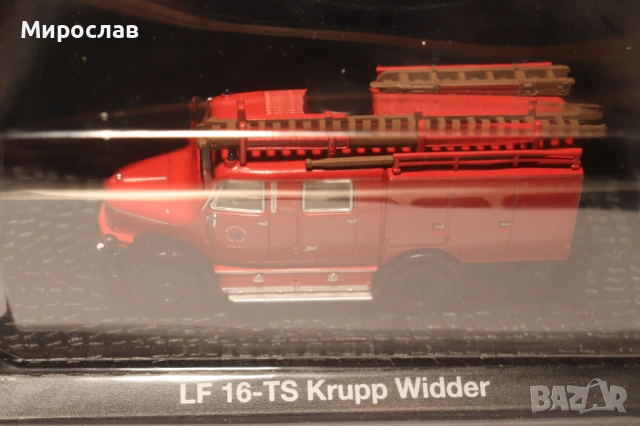 1/72??? KRUPP WIDDER ПОЖАРНА КАМИОН КОЛИЧКА МОДЕЛ, снимка 2 - Колекции - 53048415
