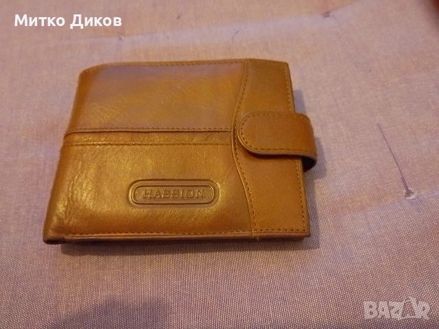 Хейшъм Марков портфейл нов естествена кожа