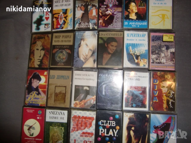 Продавам аудиокасетки с музика ефтино, снимка 7 - Аудио касети - 53470802