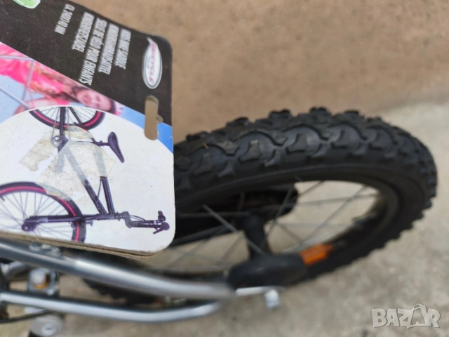 Детски велосипед 16 цола Btwin с преден амортисьор, снимка 7 - Велосипеди - 53925531
