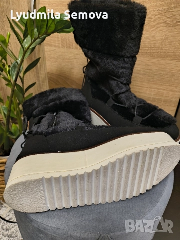 Дамски топли боти , снимка 3 - Дамски боти - 52791693