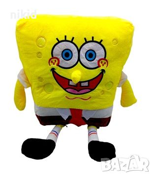 грамадна Плюшена играчка Спондж Боб Квадратни гащи SpongeBob СпонджБоб, снимка 1 - Плюшени играчки - 46206151