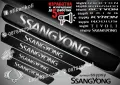 ПРАГОВЕ карбон SsangYong Rhino фолио стикери ssyprh, снимка 7