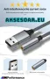 Външна стерео звукова карта от USB A към 3,5 мм аудио жак адаптер с кабел за Hi-Fi jack Слушалки, снимка 3