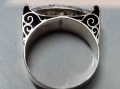 Стар златен пръстен с диаманти, снимка 6