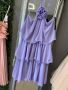 лилава рокля, снимка 1 - Рокли - 45781078