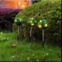 Градинска лампа, храст, 15 топки, LED, 2,40 м, снимка 1
