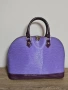 Louis Vuitton дамска винтидж лилава чанта , снимка 4
