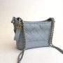 Chanel чанта Gabrielle v светло син цвят, снимка 2