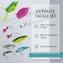 Нов Риболовен сет 164 части – реалистични примамки за сладка и солена вода, снимка 3