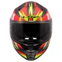 Каска LS2 FF811 Vector II Carbon Tantic Helmet – Red/Yellow, снимка 1