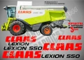 CLAAS Lexion 580 TT стикери надписи, снимка 2