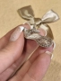 Сребърна брошка филигран - Пантофка (13), снимка 10
