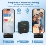 Безжичен микрофон Kinizuxi, професионален лавалиер микрофон за iPhone, iPad, Android, 2.4G , снимка 5