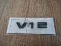 черна емблема V12 за BMW, снимка 1