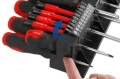 Комплект отвертки и битове с държач 37 части, черни/червени, снимка 6